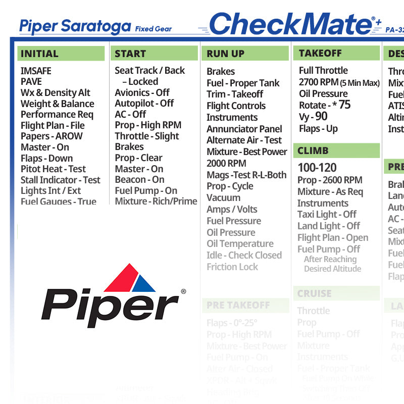 Piper Saratoga Fixed Gear PA-32-301